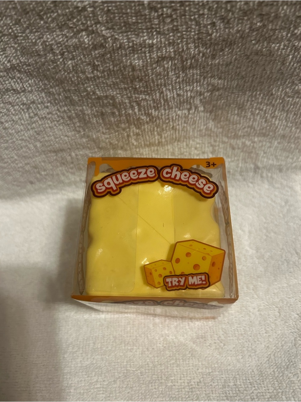 Squeeze Cheese coconut oil Squishy Toy